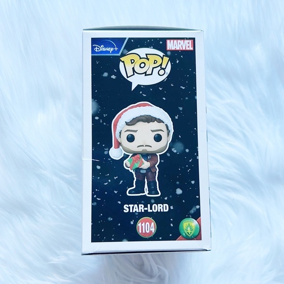 NEW Funko Pop Guardians of the Galaxy Holiday Special Star-Lord in Clear Case - Picture 2 of 3